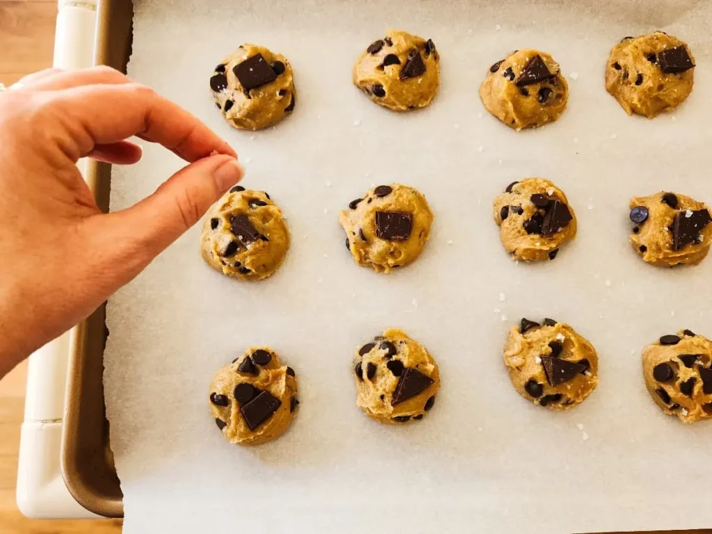 An optional topping of flaked salt