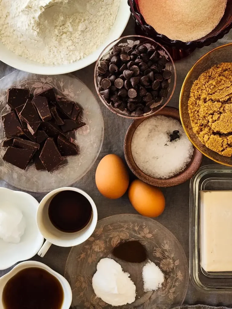 Ingredients prepared mise en place
