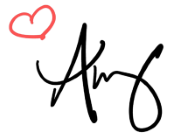 Amy's signature